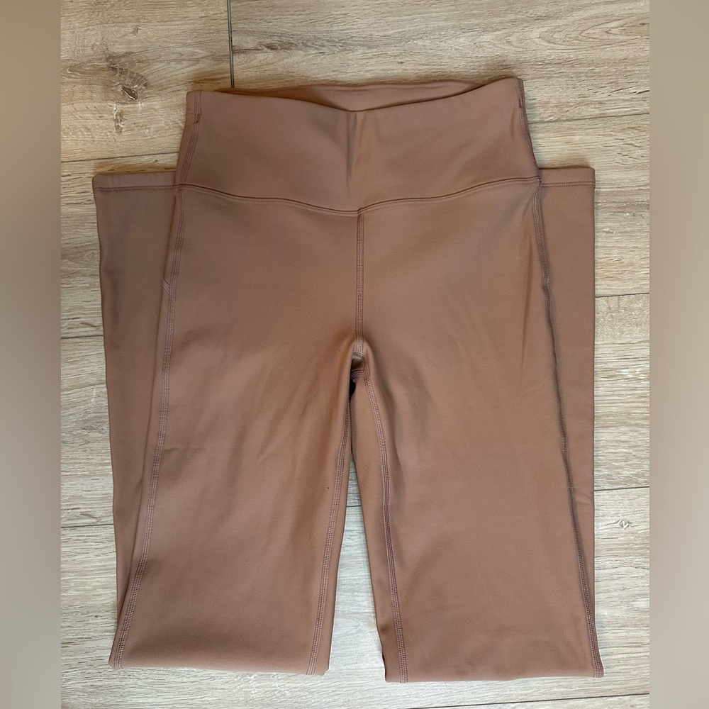 CRZ Yoga Brown bootcut High-Waisted Leggings